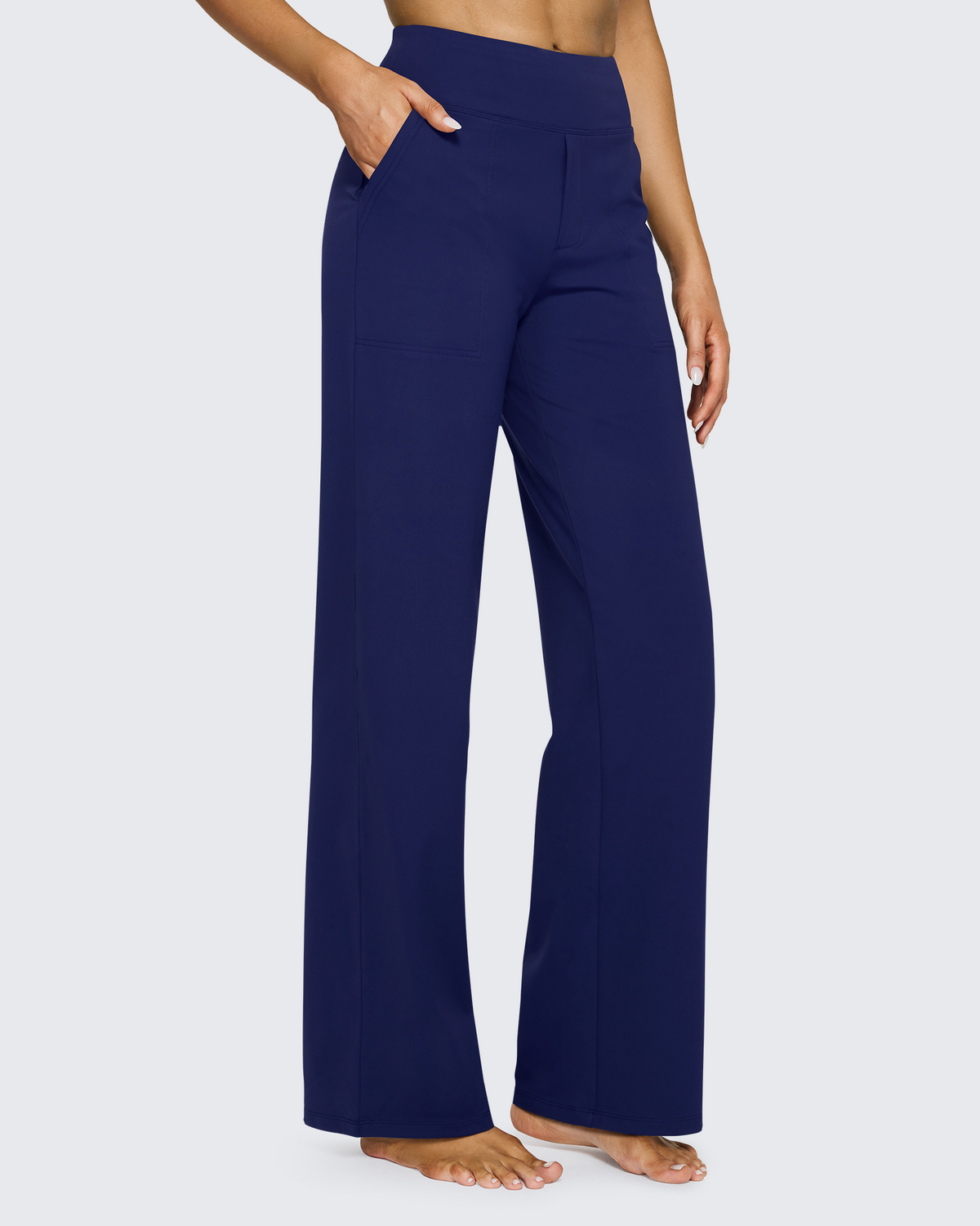 G4Free - EverGoing Wide Leg Yoga Pants Business Casual 31'' -GF23J172AF-XS