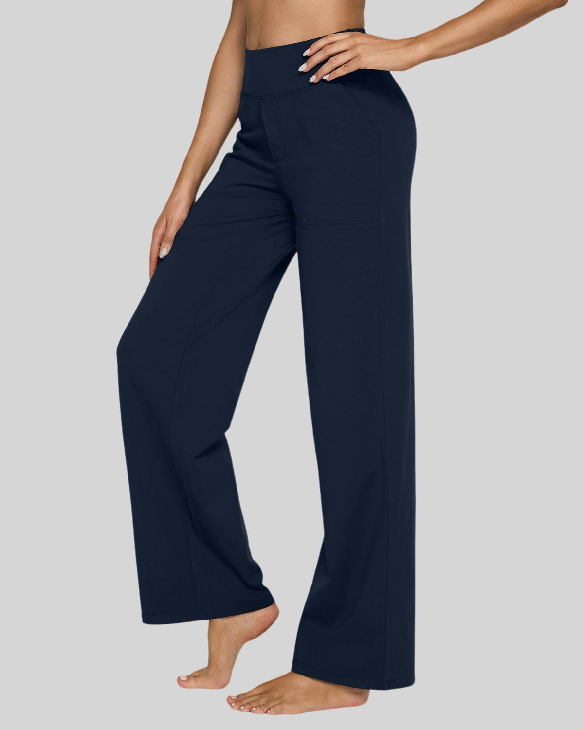 G4Free - EverGoing Wide Leg Yoga Pants Business Casual -GF23J172AA-S