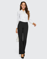G4Free - Fleece Lined High-Waist Flare Work Pants -GF23A192CA-S-GF23A167DA-S-GF23A193CA-S-GF23A192CB-M-GF23A167DB-M