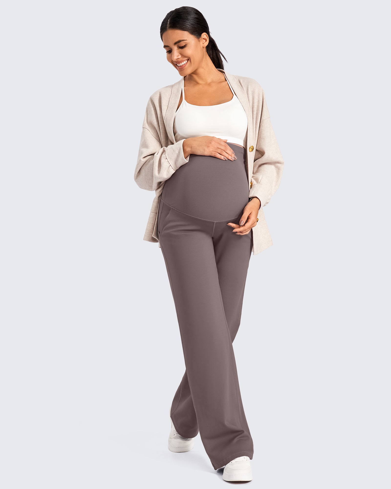 G4Free - Fleece-Lined Maternity Warm Work Trousers -GF25JY298AF-XS-GF25JY299AF-XS-GF25JY300AF-XS-GF25JY298AA-S-GF25JY299AA-S