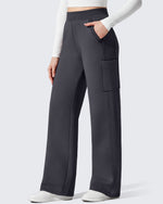 G4Free - Flurrylux Cargo Fleece Lined Thermal Wide Leg Trousers -GF25J731AA-S