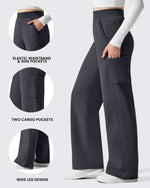 G4Free - Flurrylux Cargo Fleece Lined Thermal Wide Leg Trousers -GF25J731AA-S-GF25J732AA-S-GF25J733AA-S-GF25J731AB-M-GF25J732AB-M