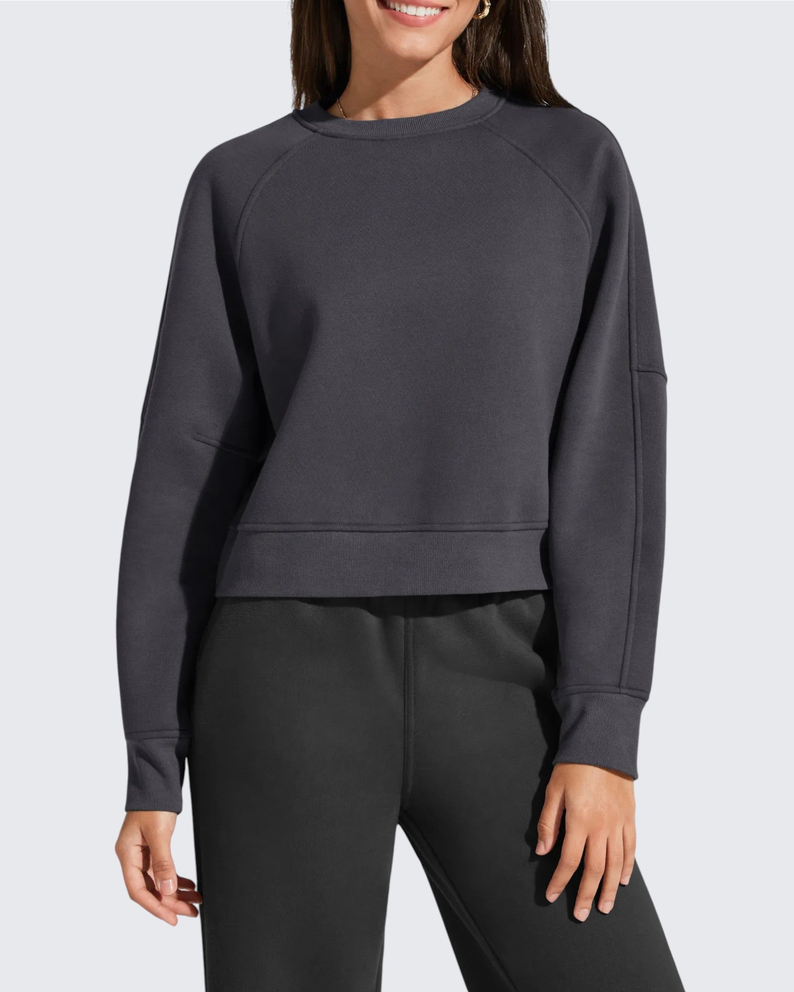 G4Free - Flurrylux Cropped Crewneck Fleece Lined Pullover  Sweatshirts -GF25F756CF-XS-GF25F756CA-S-GF25F756CB-M-GF25F756CC-L-GF25F756CD-XL