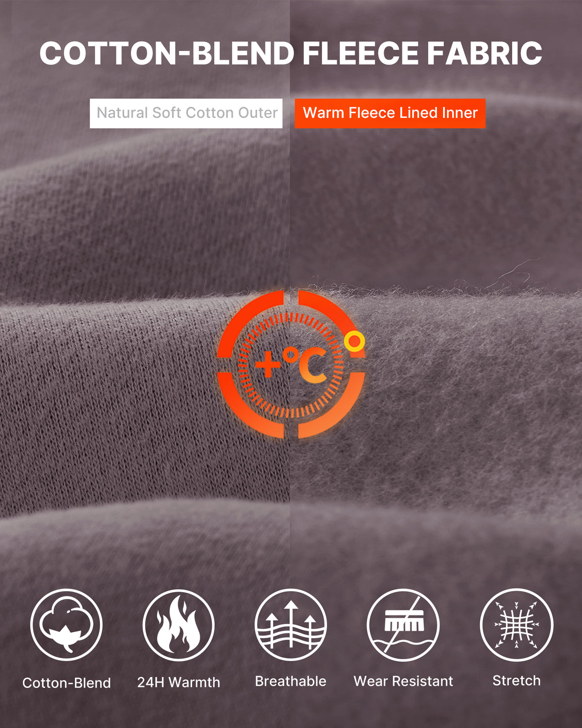 G4Free - Flurrylux Elastic Waist Cotton Fleece Lined Sweatpants -GF25J653AF-XS-GF25J654AF-XS-GF25J655AF-XS-GF25J653AA-S-GF25J654AA-S