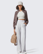 G4Free - Flurrylux Fleece Lined Loose Flare Sweatpants -GF25A602AF-XS-GF25A603AF-XS-GF25A604AF-XS-GF25A602AA-S-GF25A603AA-S