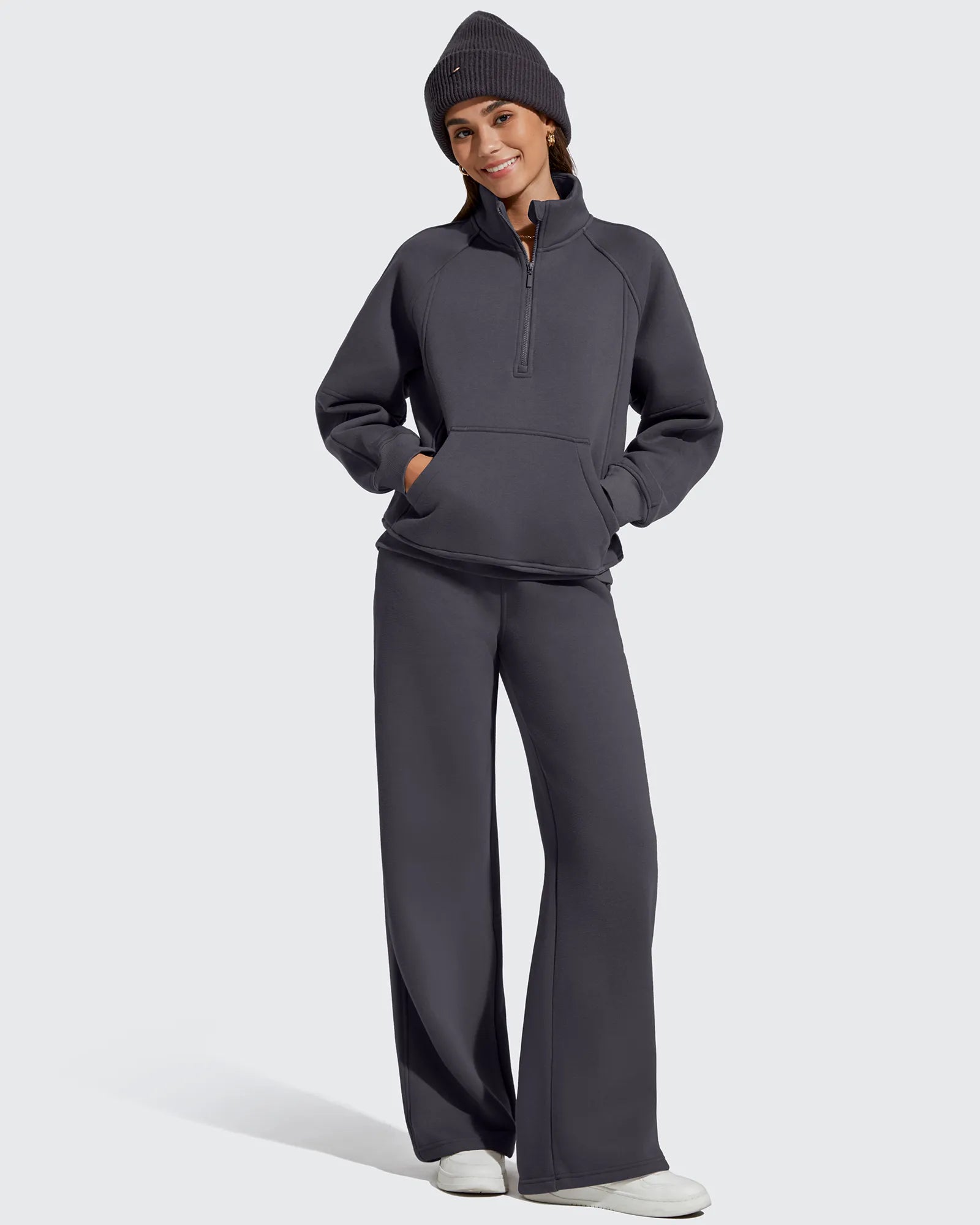 G4Free - Flurrylux Half Zip Mock Neck Cotton Fleece Pullover -GF25F656AA-S-GF25F656AB-M-GF25F656AC-L-GF25F656AD-XL-GF25F656AE-XXL