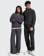 G4Free - Flurrylux Half Zip Mock Neck Cotton Fleece Pullover -GF25F656AA-S-GF25F656AB-M-GF25F656AC-L-GF25F656AD-XL-GF25F656AE-XXL