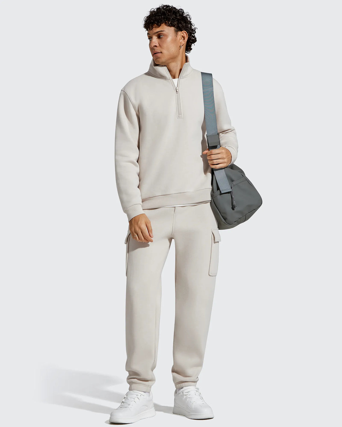 G4Free - Flurrylux Men's Cotton Fleece-Lined  Drawstring Cargo Pants -GF25DM689BA-S-GF25DM690BA-S-GF25DM689BB-M-GF25DM690BB-M-GF25DM689BC-L