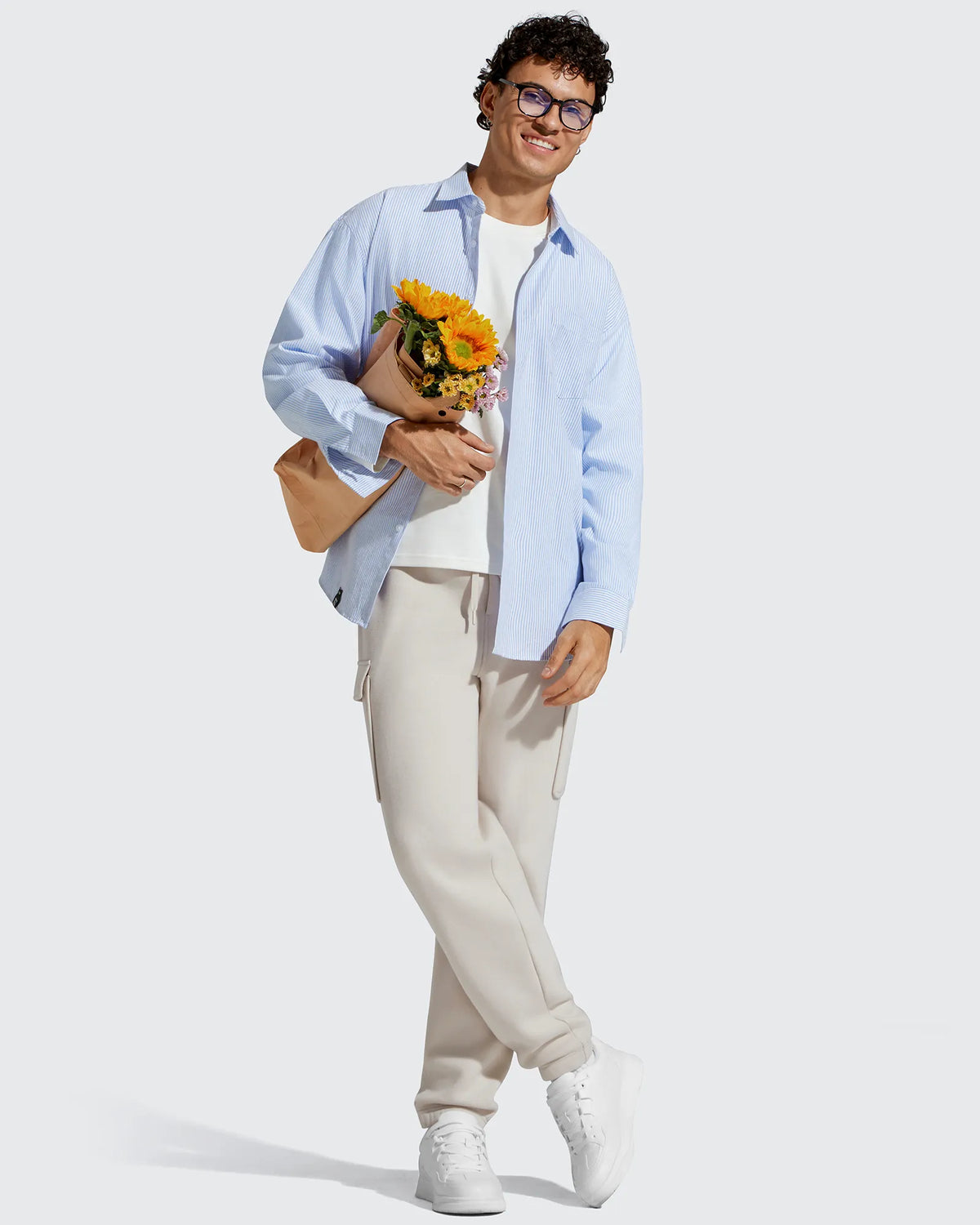 G4Free - Flurrylux Men's Cotton Fleece-Lined  Drawstring Cargo Pants -GF25DM689BA-S-GF25DM690BA-S-GF25DM689BB-M-GF25DM690BB-M-GF25DM689BC-L