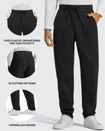 G4Free - Flurrylux Men's Fleece-Lined Drawstring Cotton Straight Leg Pants -GF25DM687DA-S-GF25DM688DA-S-GF25DM687DB-M-GF25DM688DB-M-GF25DM687DC-L