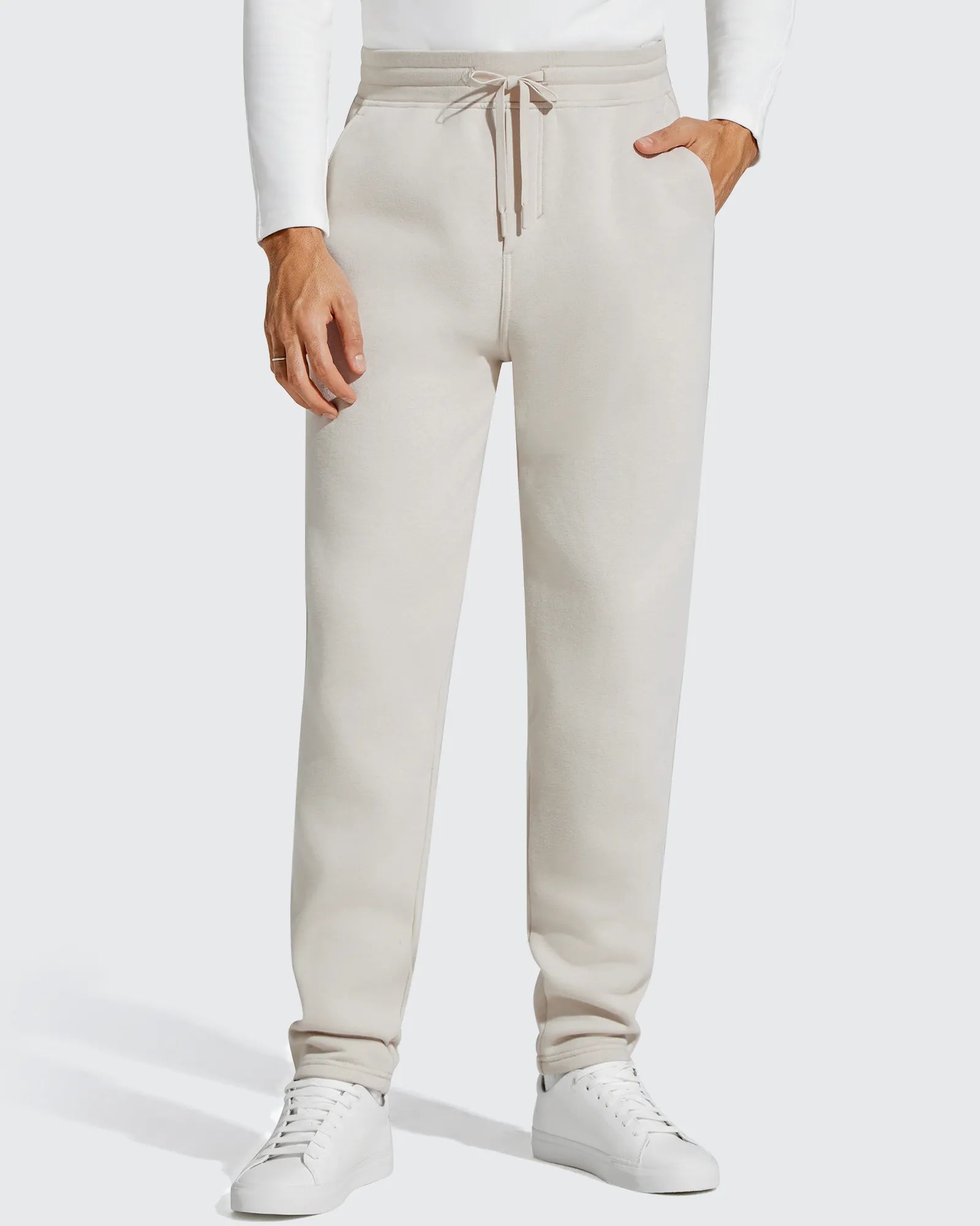 G4Free - Flurrylux Men's Fleece-Lined Drawstring Cotton Straight Leg Pants -GF25DM687DA-S-GF25DM688DA-S-GF25DM687DB-M-GF25DM688DB-M-GF25DM687DC-L