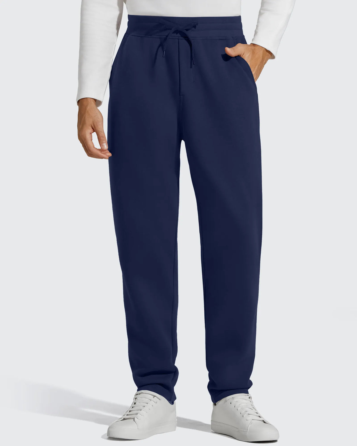 G4Free - Flurrylux Men's Fleece-Lined Drawstring Cotton Straight Leg Pants -GF25DM687DA-S-GF25DM688DA-S-GF25DM687DB-M-GF25DM688DB-M-GF25DM687DC-L