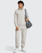 G4Free - Flurrylux Men's Fleece Lined Half Zip Pullover Hoodies -GF25FM740AA-S-GF25FM740AB-M-GF25FM740AC-L-GF25FM740AD-XL-GF25FM740AE-XXL