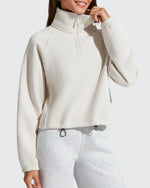 G4Free - Flurrylux Mock Neck Cropped Pullover Fleece Lined Sweatshirts -GF25F741AA-S-GF25F741AB-M-GF25F741AC-L-GF25F741AD-XL-GF25F741AE-XXL