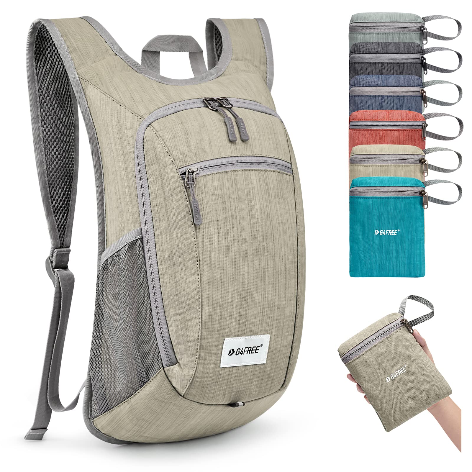 G4Free - G4Free 10L/15L Lightweight Hiking Backpack -TN22B044A-TN23B214A-TN24B381A-TN22B044D-TN23B214D