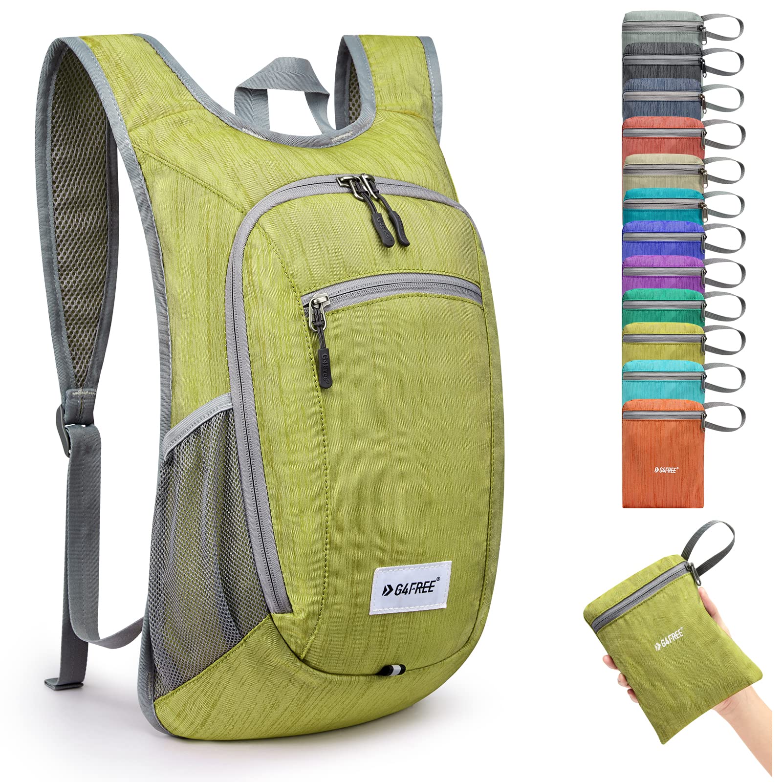 G4Free - G4Free 10L/15L Lightweight Hiking Backpack -TN22B044A-TN23B214A-TN24B381A-TN22B044D-TN23B214D