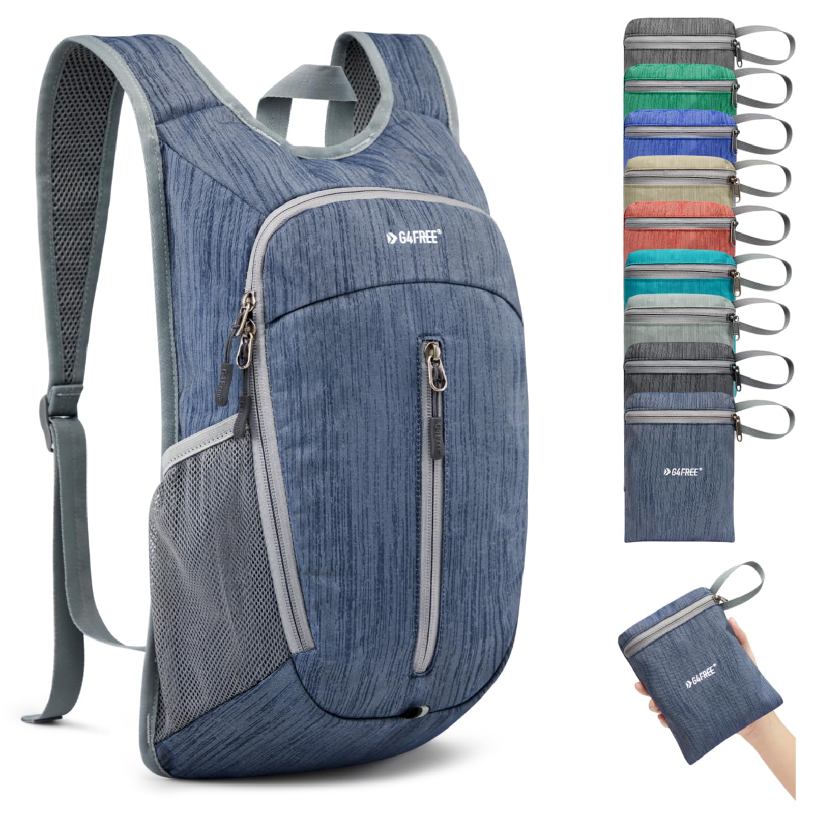 G4Free - G4Free 10L Small Travel Hiking Daypack -TN22B157E-TN22B157A-TN22B157G-TN22B157B-TN22B157J