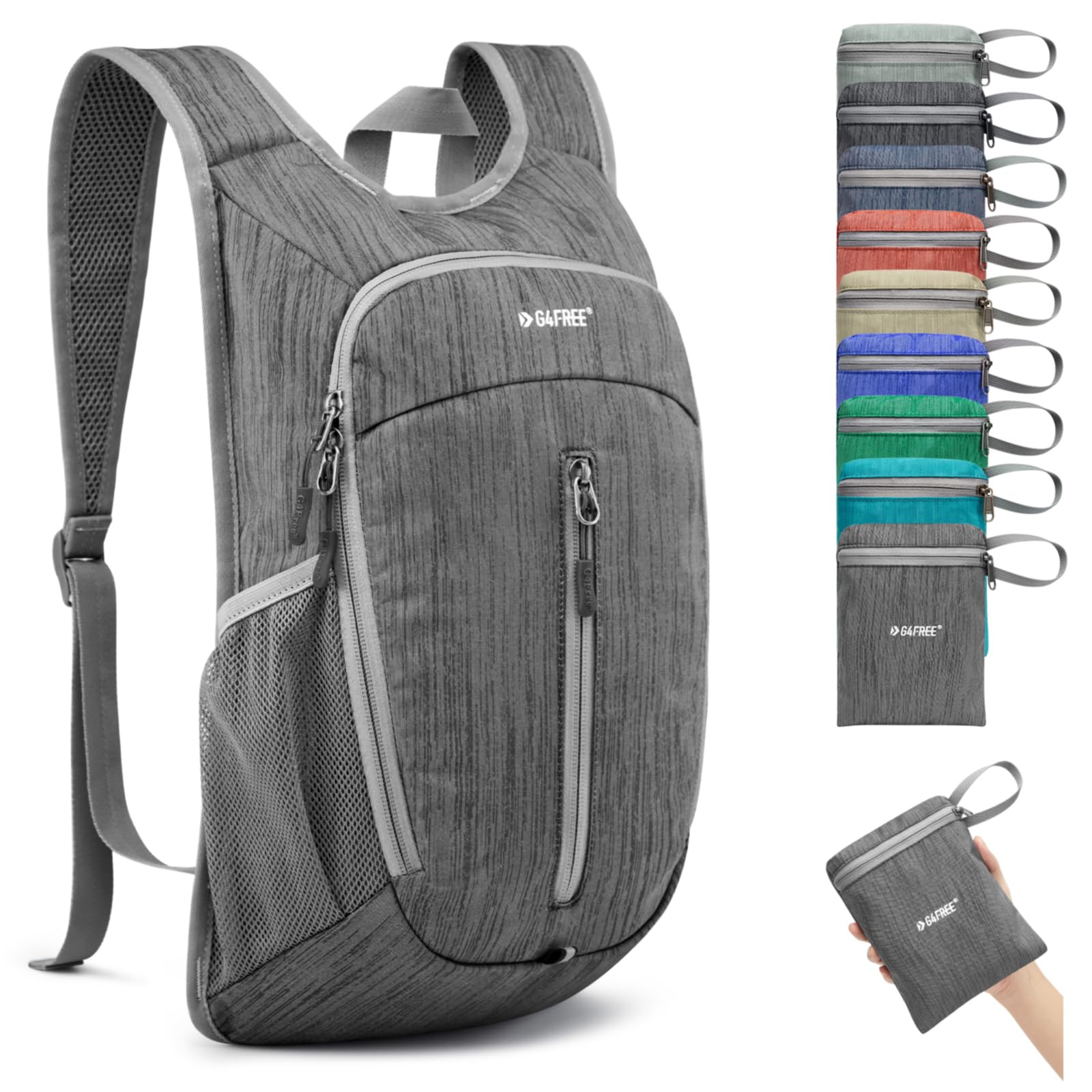 G4Free - G4Free 10L Small Travel Hiking Daypack -TN22B157E-TN22B157A-TN22B157G-TN22B157B-TN22B157J