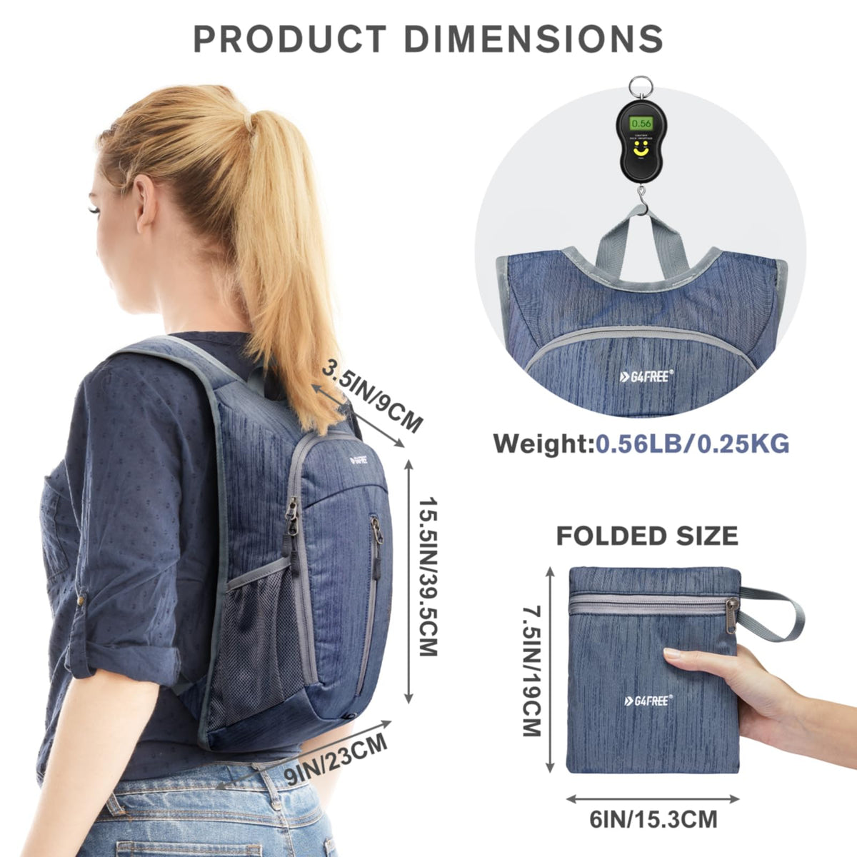 G4Free - G4Free 10L Small Travel Hiking Daypack -TN22B157E-TN22B157A-TN22B157G-TN22B157B-TN22B157J