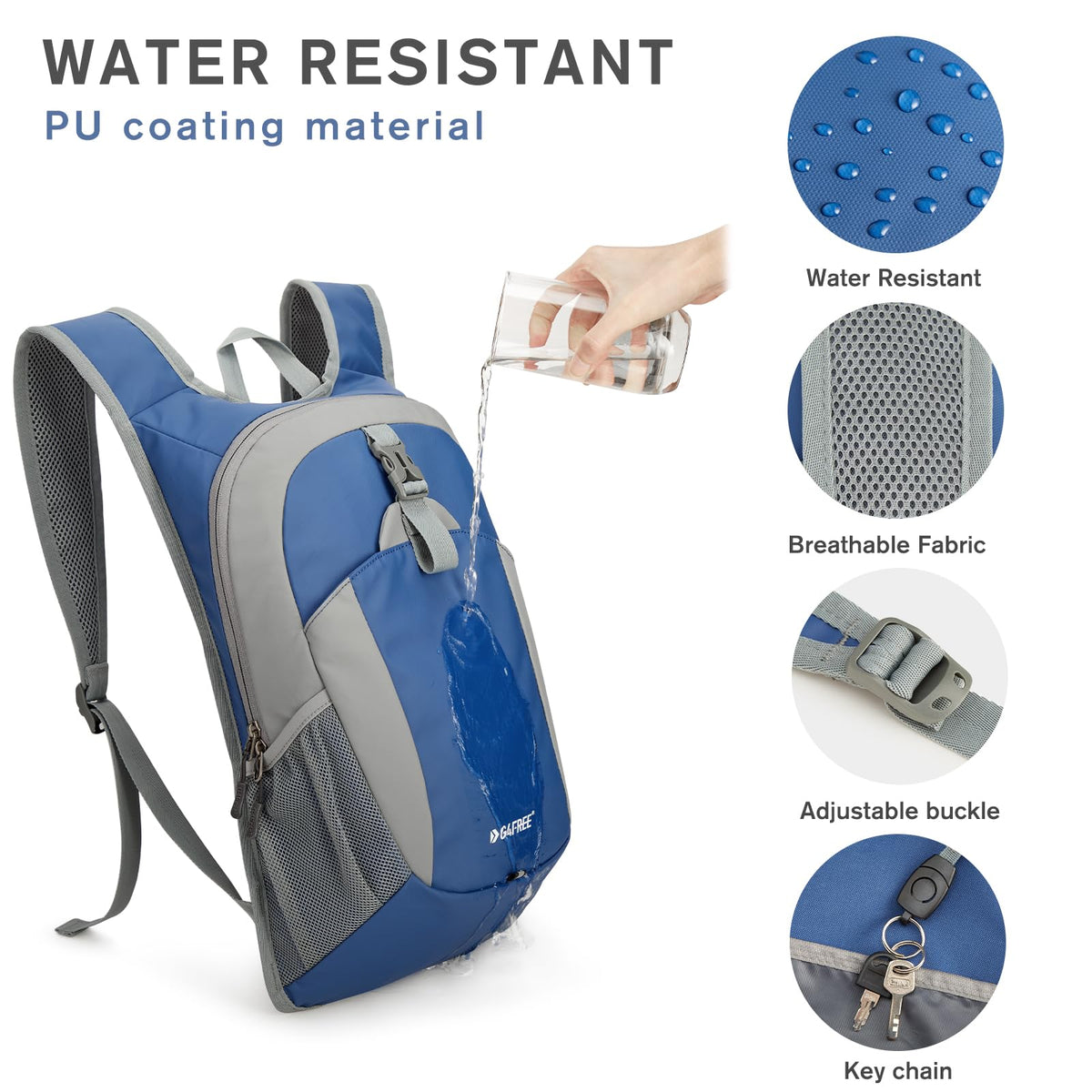 G4Free - G4Free 12L Hiking Backpack -TN23B237T-TN23B237A-TN23B237E-TN23B237P-TN23B237C