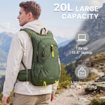G4Free - G4Free 20L Lightweight Hiking Backpack with Waist Strap -TN25B615A-TN25B615B-TN25B615C