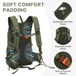G4Free - G4Free 20L Lightweight Hiking Backpack with Waist Strap -TN25B615A-TN25B615B-TN25B615C