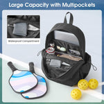 G4Free - G4Free 20L Pickleball Bag, Pickleball Paddle Backpack with Fence Hook -TN25B520A-TN25B520B-TN25B520C