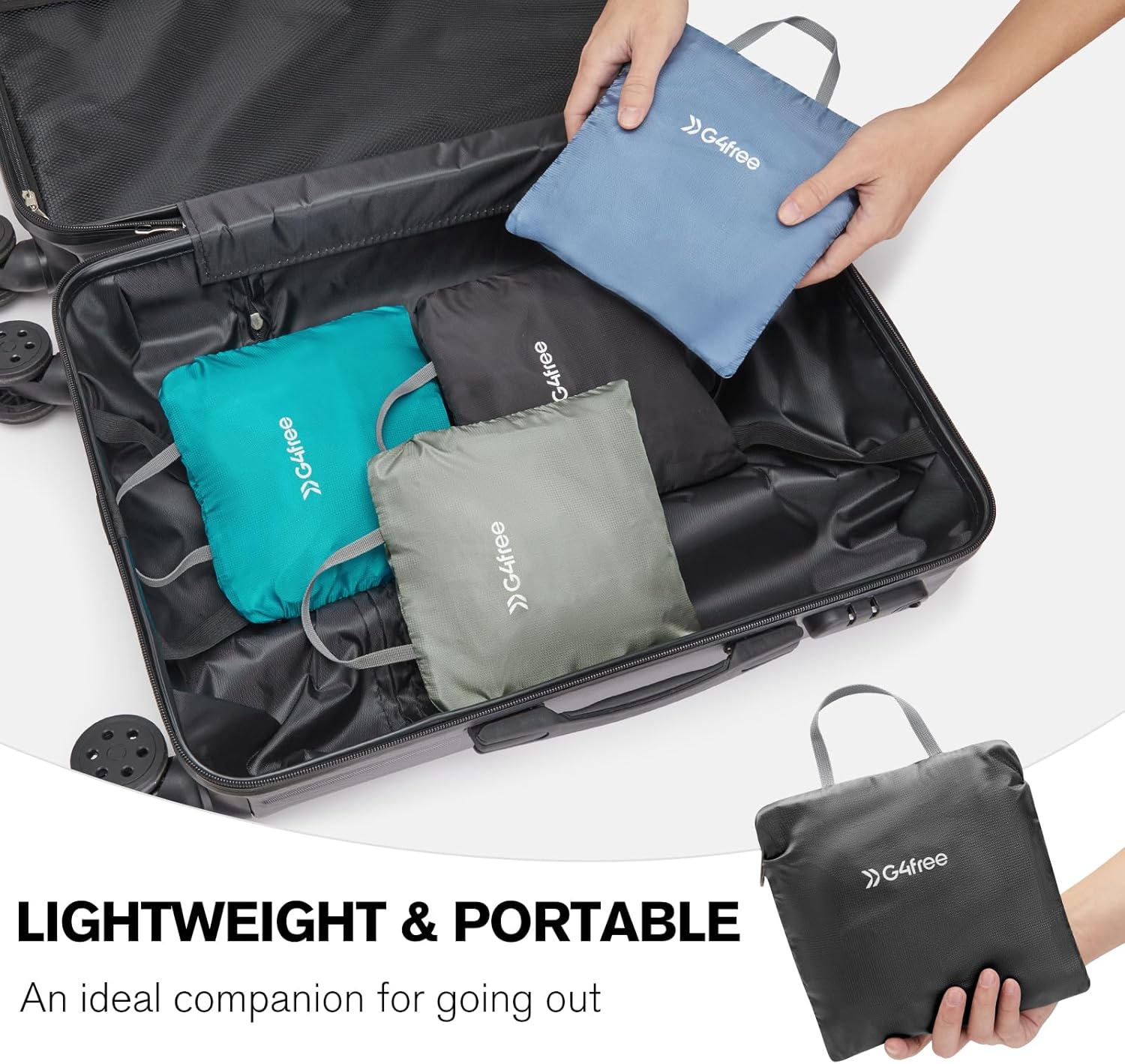 G4Free - G4Free 25L Packable Foldable Water Resistant Hiking Backpack -TN24B436B-TN24B436A-TN24B436D-TN24B436C