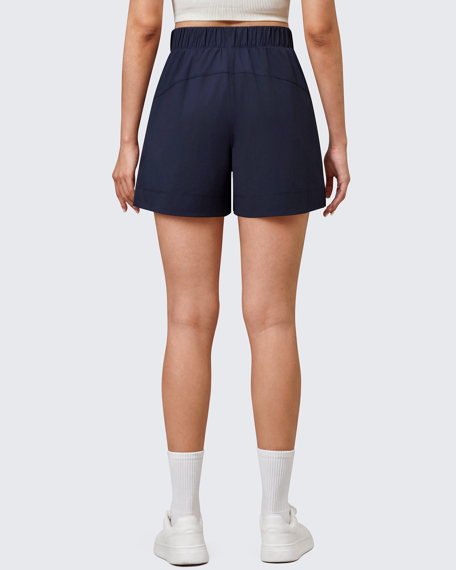 G4Free - G4Free 4" Water Resistant Side Slit Casual Shorts with Pockets -GF26E996A001A-S-GF26E996A001B-M-GF26E996A001C-L-GF26E996A001D-XL-GF26E996A001E-XXL