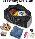 G4Free - G4Free 40L/65L Foldable Duffel Bag, Water-Repellent Travel Backpack -TN23B231L-TN23B231A-D01V085B-D01V085G-D01V085E