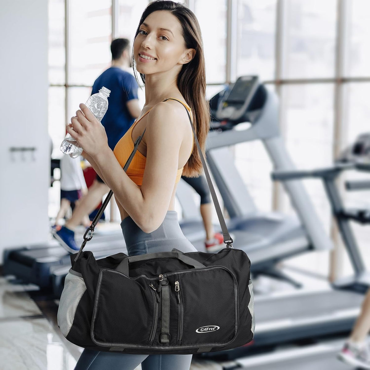 G4Free - G4Free 40L/65L Foldable Duffel Bag, Water-Repellent Travel Backpack -TN23B231L-TN23B231A-D01V085B-D01V085G-D01V085E