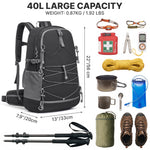 G4Free - G4Free 40L Lightweight Travel Backpack with Rain Cover -TN26B623A-TN26B623B-TN26B623C