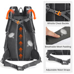 G4Free - G4Free 40L Lightweight Travel Backpack with Rain Cover -TN26B623A-TN26B623B-TN26B623C