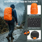 G4Free - G4Free 40L Lightweight Travel Backpack with Rain Cover -TN26B623A-TN26B623B-TN26B623C