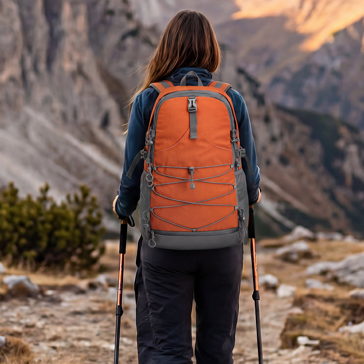 G4Free - G4Free 40L Lightweight Travel Backpack with Rain Cover -TN26B623A-TN26B623B-TN26B623C