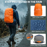 G4Free - G4Free 40L Lightweight Travel Backpack with Rain Cover -TN26B623A-TN26B623B-TN26B623C