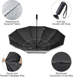 G4Free - G4Free 42/46/54/62 Inch 10 Ribs Windproof for Rain Double Canopy Auto Umbrella -NT24A453F-TN23A229F-TN23A230F-TN22A110F-NT24A453G