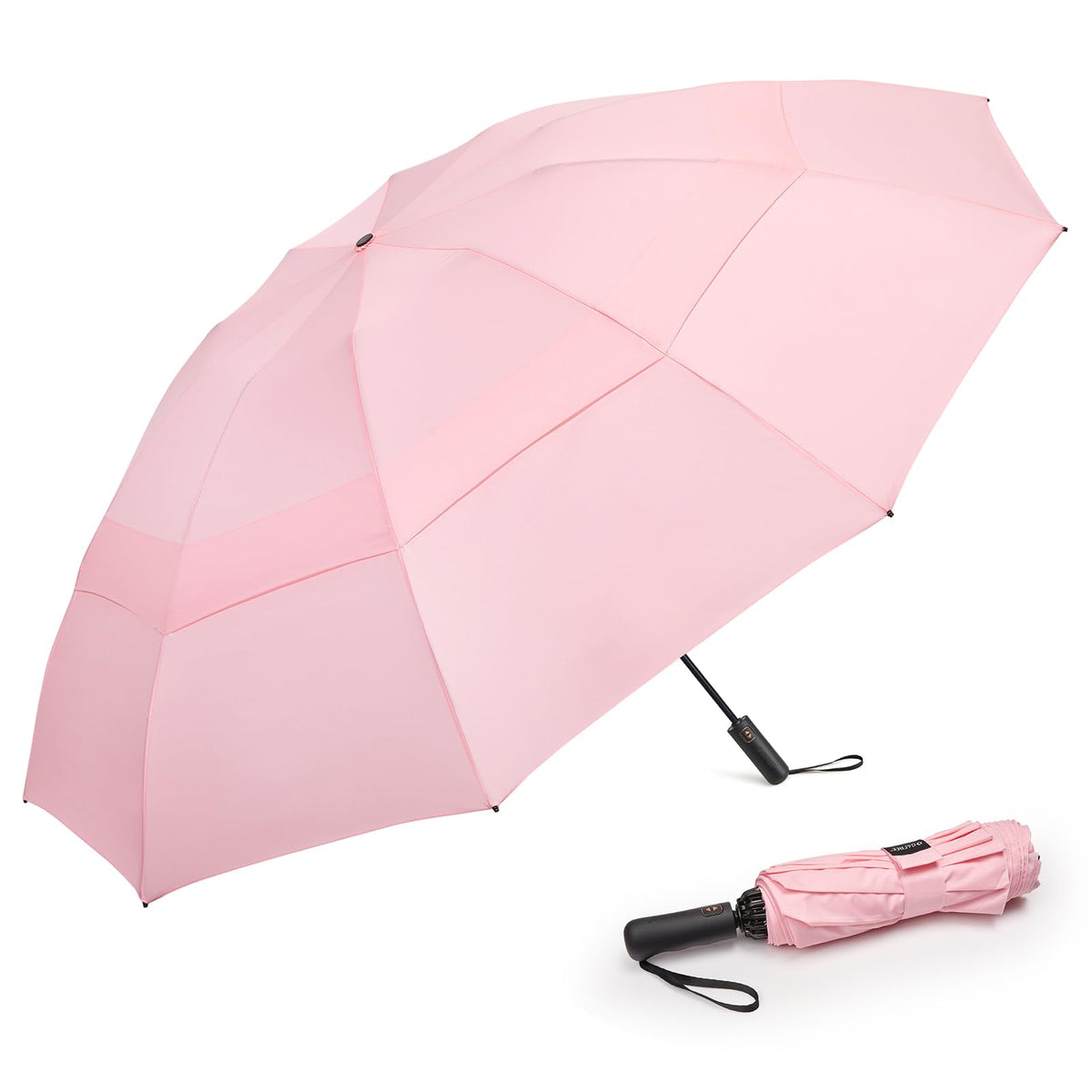 G4Free - G4Free 42/46/54/62 Inch 10 Ribs Windproof for Rain Double Canopy Auto Umbrella -NT24A453F-TN23A229F-TN23A230F-TN22A110F-NT24A453G