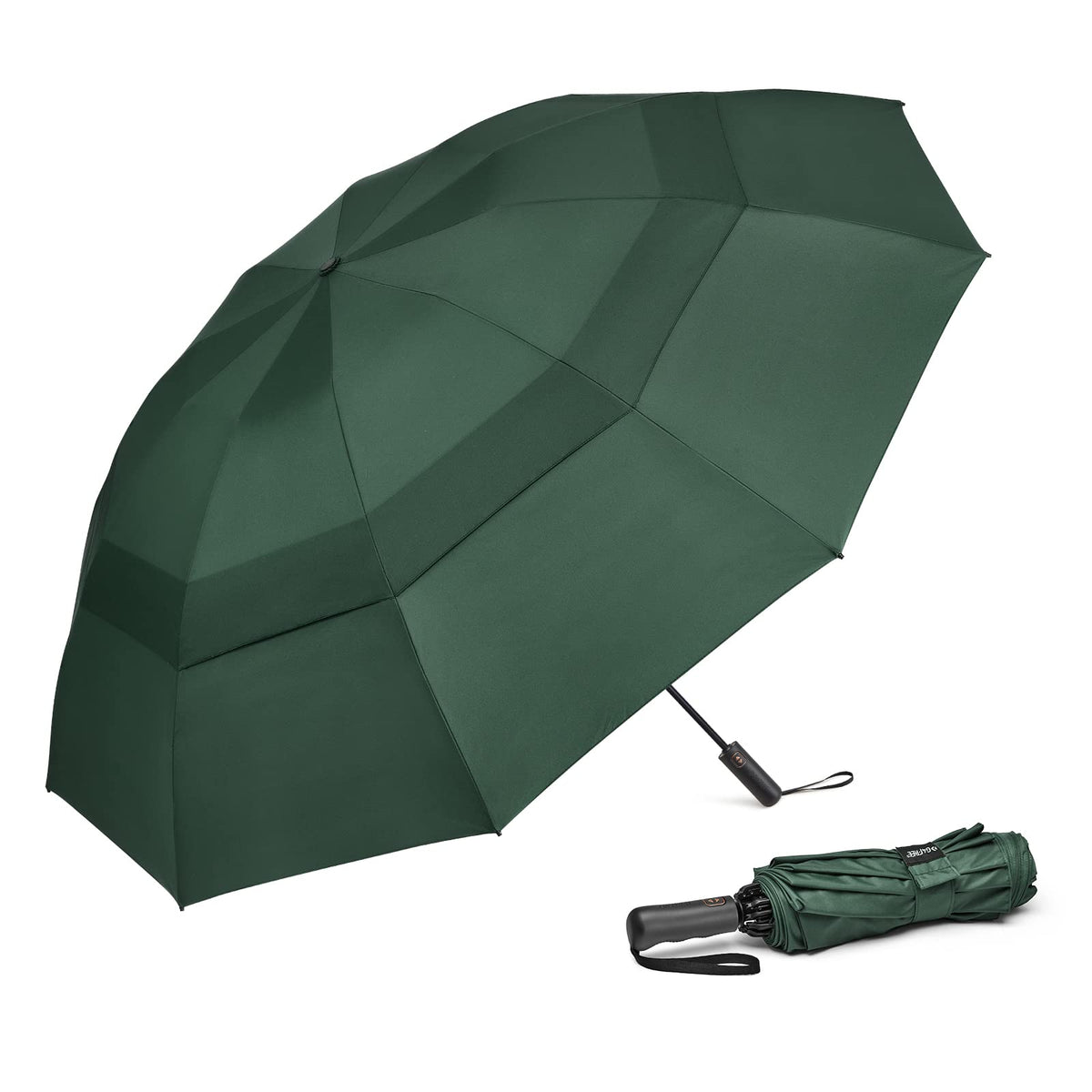 G4Free - G4Free 42/46/54/62 Inch 10 Ribs Windproof for Rain Double Canopy Auto Umbrella -NT24A453F-TN23A229F-TN23A230F-TN22A110F-NT24A453G