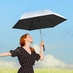 G4Free - G4Free 42Inch UPF 50+ UV Protection Wooden Handle Travel Umbrella -NT22A148I-NT22A148J-NT22A148B-NT22A148C-NT22A148F