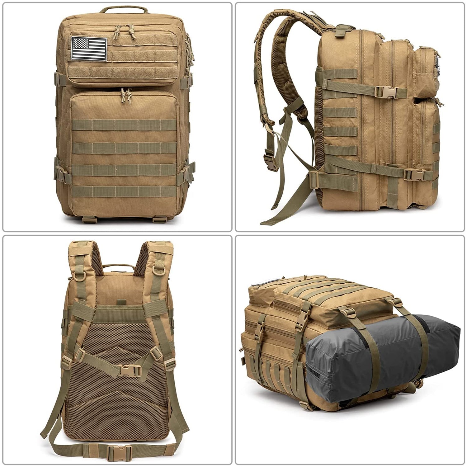 G4Free - G4Free 45L Military Tactical Backpack -D02V667B-D02V667A-D02V667E-D02V667D