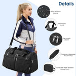 G4Free - G4Free 45L Travel Duffle Bag 3 in 1 Duffel Bags with Shoes Compartment -TN25B573A-TN25B573C-TN25B573B