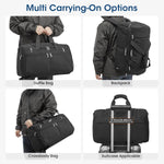 G4Free - G4Free 45L Travel Duffle Bag 3 in 1 Duffel Bags with Shoes Compartment -TN25B573A-TN25B573C-TN25B573B