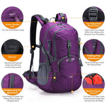 G4Free - G4Free 45L Waterproof Hiking Travel Backpack with Rain Cover -D02V648A-D02V648B-D02V648C-D02V648D