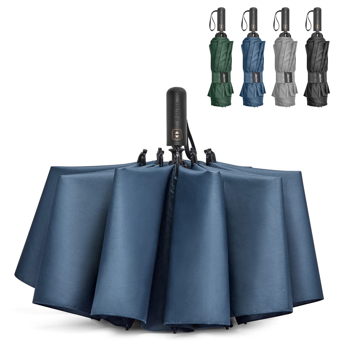 G4Free - G4Free 46/54/62 Inch Large Compact Golf Umbrella Windproof 10 Ribs -TN23A229B-TN23A230B-TN22A110B-TN23A229A-TN23A230A