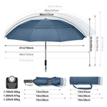 G4Free - G4Free 46/54/62 Inch Large Compact Golf Umbrella Windproof 10 Ribs -TN23A229B-TN23A230B-TN22A110B-TN23A229A-TN23A230A