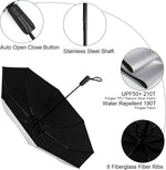 G4Free - G4Free 46 Inch UPF 50+ UV Protection Sun Double Layer Windproof Auto Umbrella -TN24A451B-TN24A451C-TN24A451A