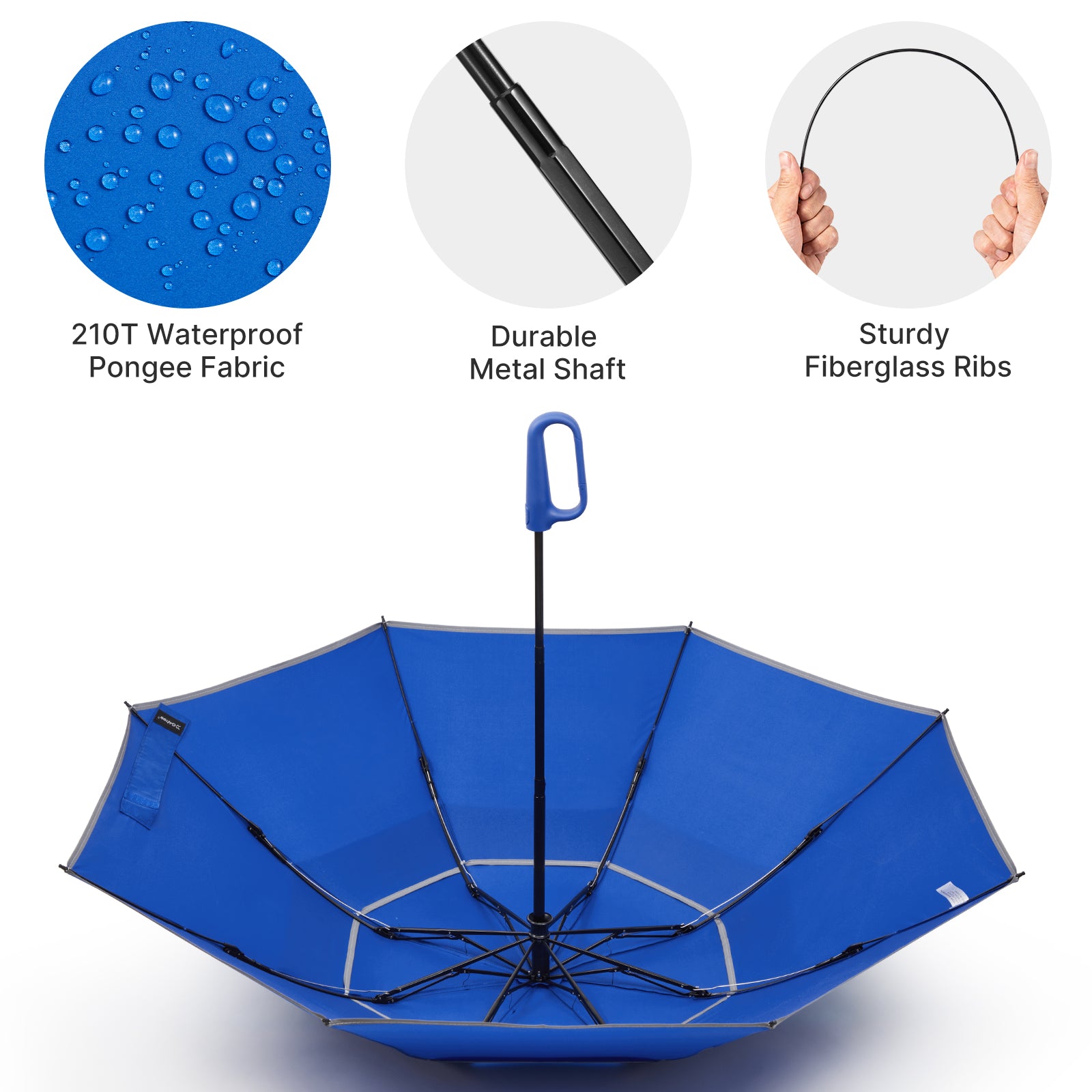 G4Free - G4Free 46" Inverted Umbrella – Carabiner Handle -NT25A620A-NT25A620B-NT25A620C-NT25A620D