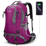 G4Free - G4Free 50L Hiking Backpack with Rain Cover for Men Women -D01V031A