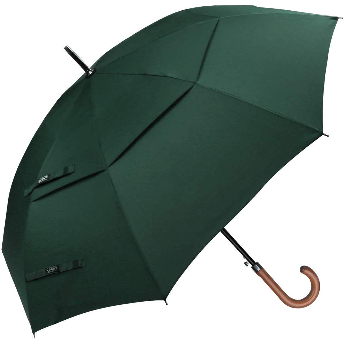 G4Free - G4Free 52/62inch Wooden J Handle Auto Open  Golf Umbrella -D02V552A-D02V657A-D02V552B-D02V657B-D02V552J